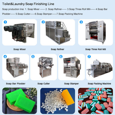 Alta produttività Long Bar Cold Process Soap Making Machine con 11 11 kW di potenza motore
