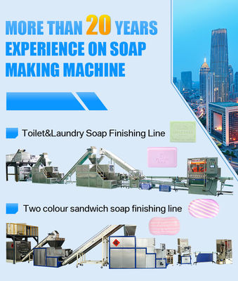 Equipaggiamento completo della linea di finitura del sapone