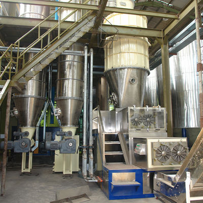 Industria chimica Asciugatrice a vuoto di sapone con velocità di spirale 14-30 giri 8000 kg/h