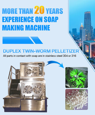 75kW 75kW Motore Lavatorio Sapone Pelletizzatore Duplex Per Sapone Noodle Making Machine