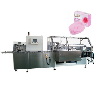 Acciaio inossidabile 304 Full Automatic High Speed Small Toilet Soap Box Packing Machine