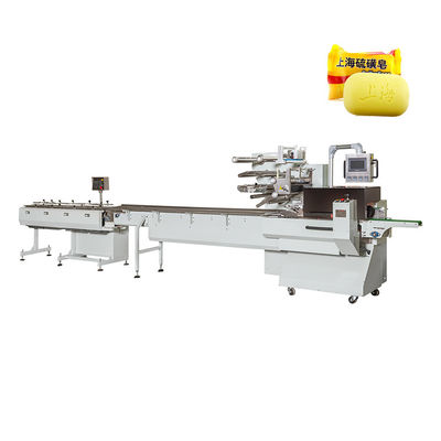 Stretch Film Round Soap Wrapping Machine per il veloce e facile imballaggio del sapone da lavaggio
