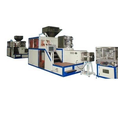 Linea di finitura del sapone per lavanderia/bagni igienici Macchina per la fabbricazione di barrette di sapone 500 kg/h Capacità Forma ovale