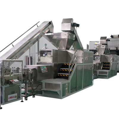 Supporto tecnico video 500-2000KG/H Linea di produzione di macchine per la produzione di sapone completamente automatiche