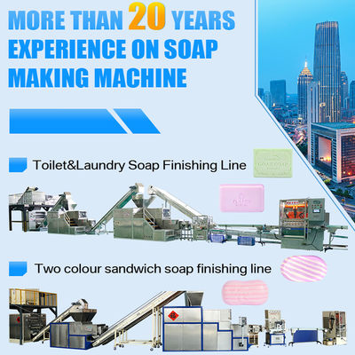 Macchina per la fabbricazione di sapone da 2000 kg per la produzione su larga scala di sapone per servizi igienici/lavanderia
